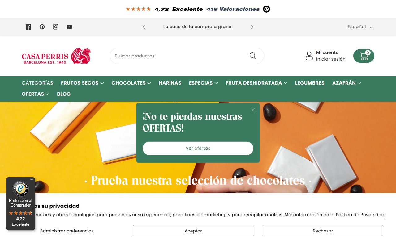 Web de Casa Perris