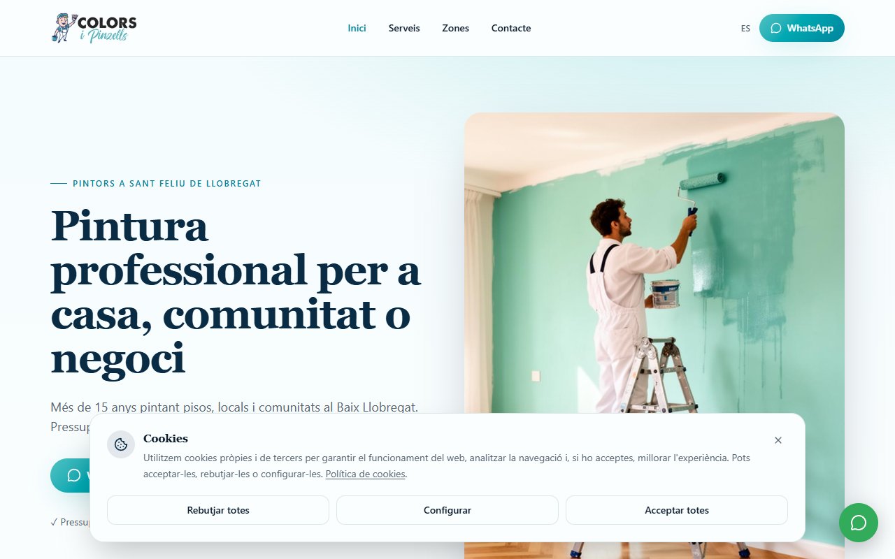 Web de Colors i Pinzells