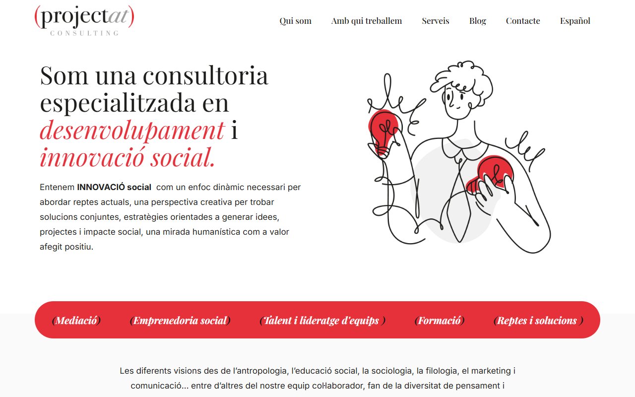 Web de Projectat Consulting