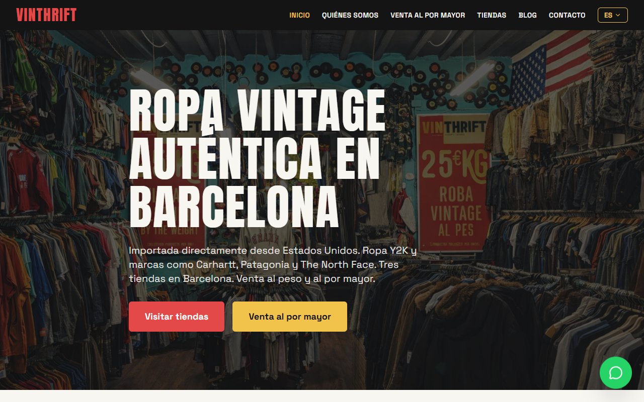 Web de Vinthrift